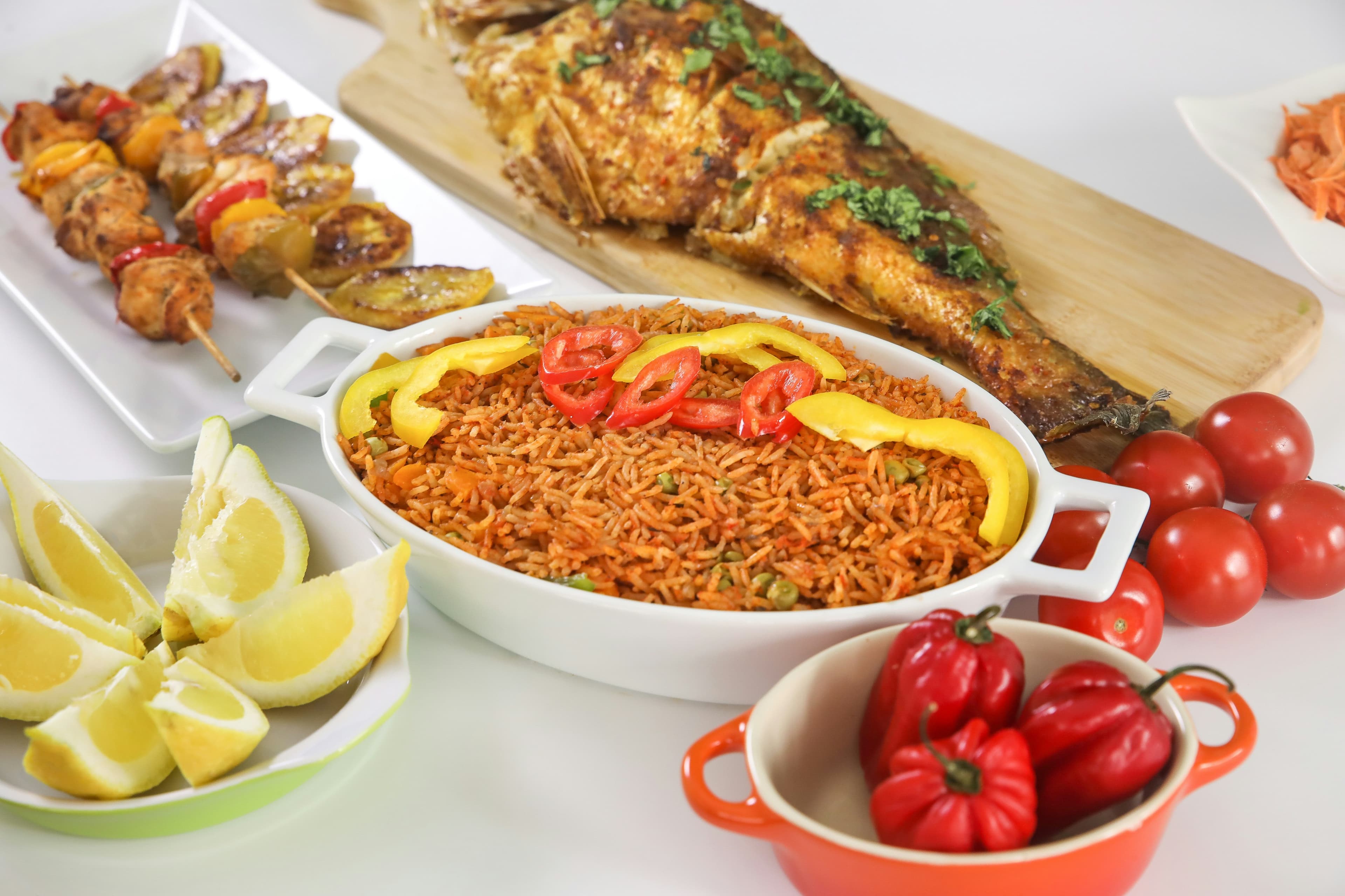 Jollof Rice + Fish